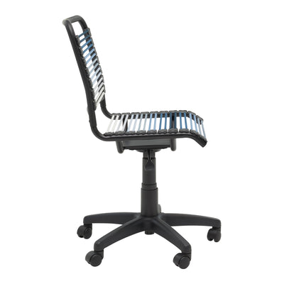 Low Back Ombre Blue Bungie Office Chair