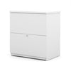 White 71" x 71" L-Shaped Office Desk with Hutch