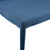 Blue Polyester Upholstered Guest / Conference Chairs (Set of 2)