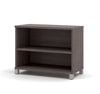 36" Bark Gray Bookcase with Adjustable Shelf
