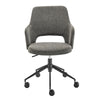 Charcoal and Black Graceful Office Chair