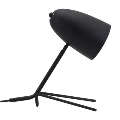 Unique & Sleek Tripod-Style Office Desk Lamp in Black