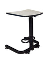 Compact 26" Sit-Stand Desk with Height Adjustment in Maple