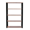 40" Shelving Unit in Walnut and Matte Black