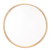 Simple Round Mirror w/ Gold Frame