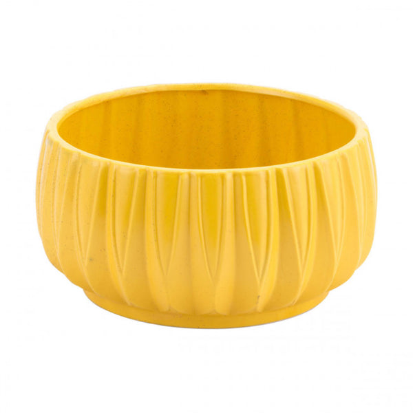 Bright Yellow Decorative Bowl by Zuo