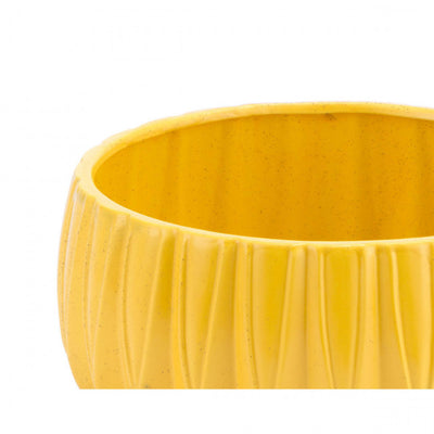 Bright Yellow Retro Modern Decorative Bowl