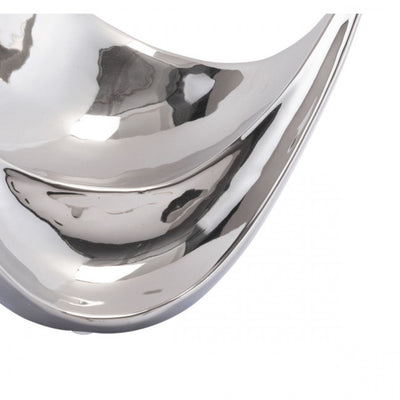 Fluid Silver Leaf Decorative Object