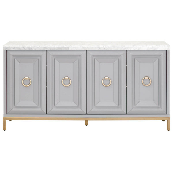 Essentials for Living Azure Carrera Media Sideboard