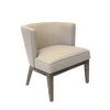 Beige Linen Extra Large Padded Guest Seat