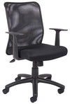 Black Mesh Executive Chair with Height Adjustment