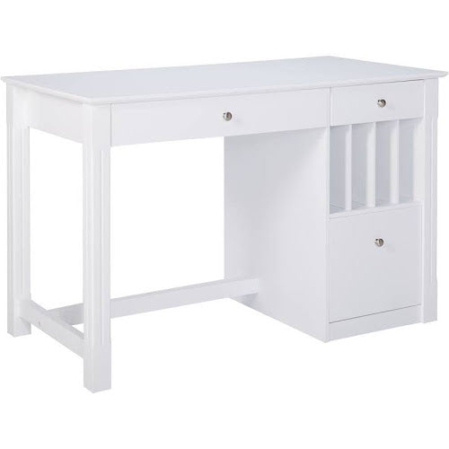 Solid white shop desk