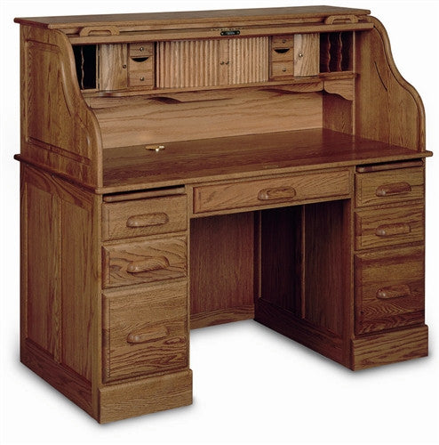 Solid wood online double pedestal desk