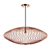 Polished Copper Stainless Steel Pendant Light