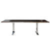 78" Elegant Executive Desk w/ Seared Oak & Leg Options