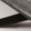 Oxidized Gray Oak & Matte Black Steel Conference Table w/ Live Edge