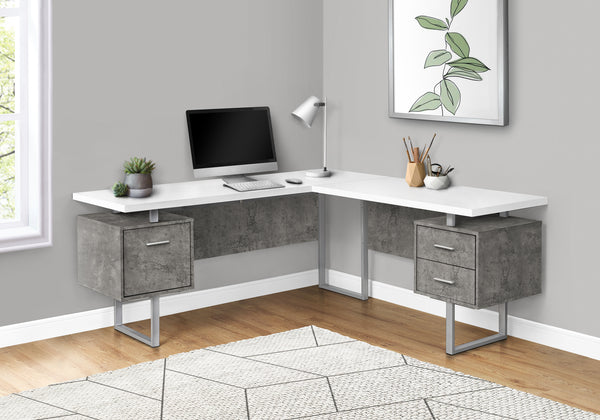 L Shape Floating Desk