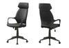 High-Back Black Microfiber Office Chair