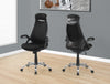 Comfortable & Ergonomic Black Mesh Office Chair with Headrest