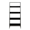 55" Black Ladder Bookshelf