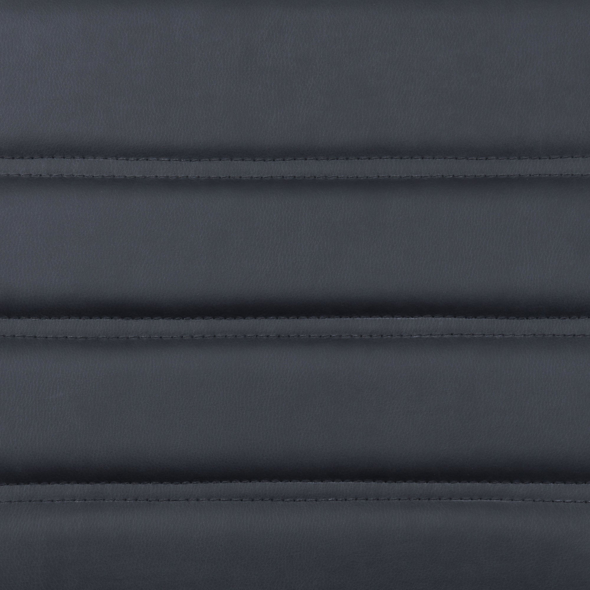 Black Modern Vinyl Office Chair