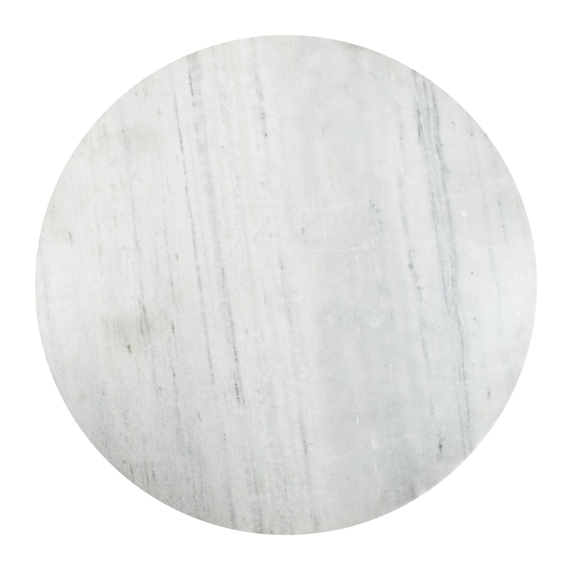 36" Round Marble Meeting Table with Gold Base