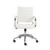 White High Back Rolling Office Chair