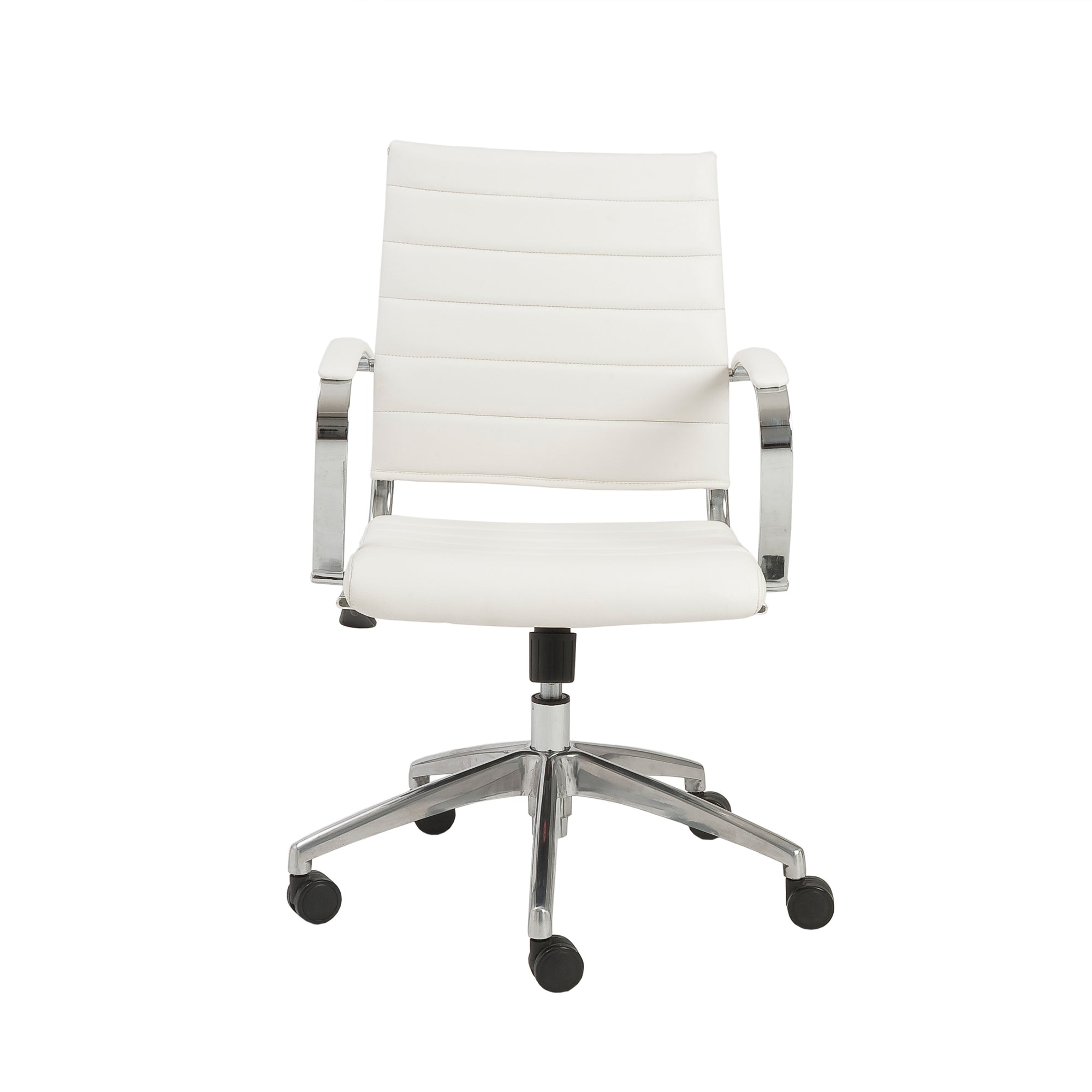 White High Back Rolling Office Chair