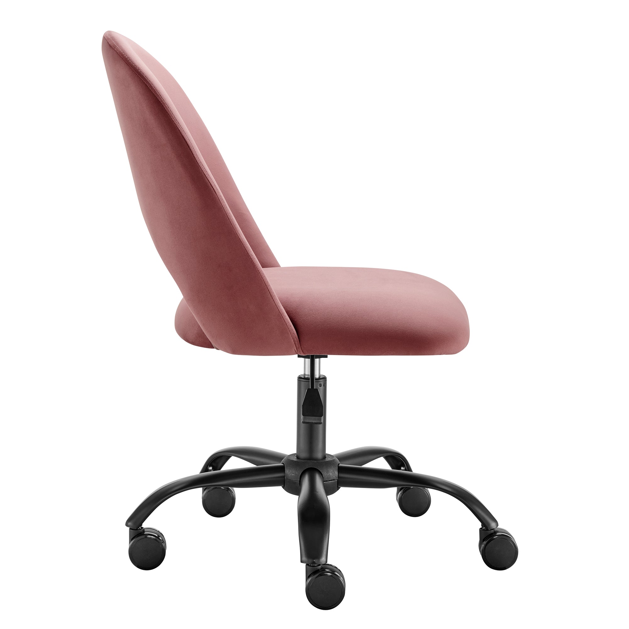 Rose velvet office chair sales