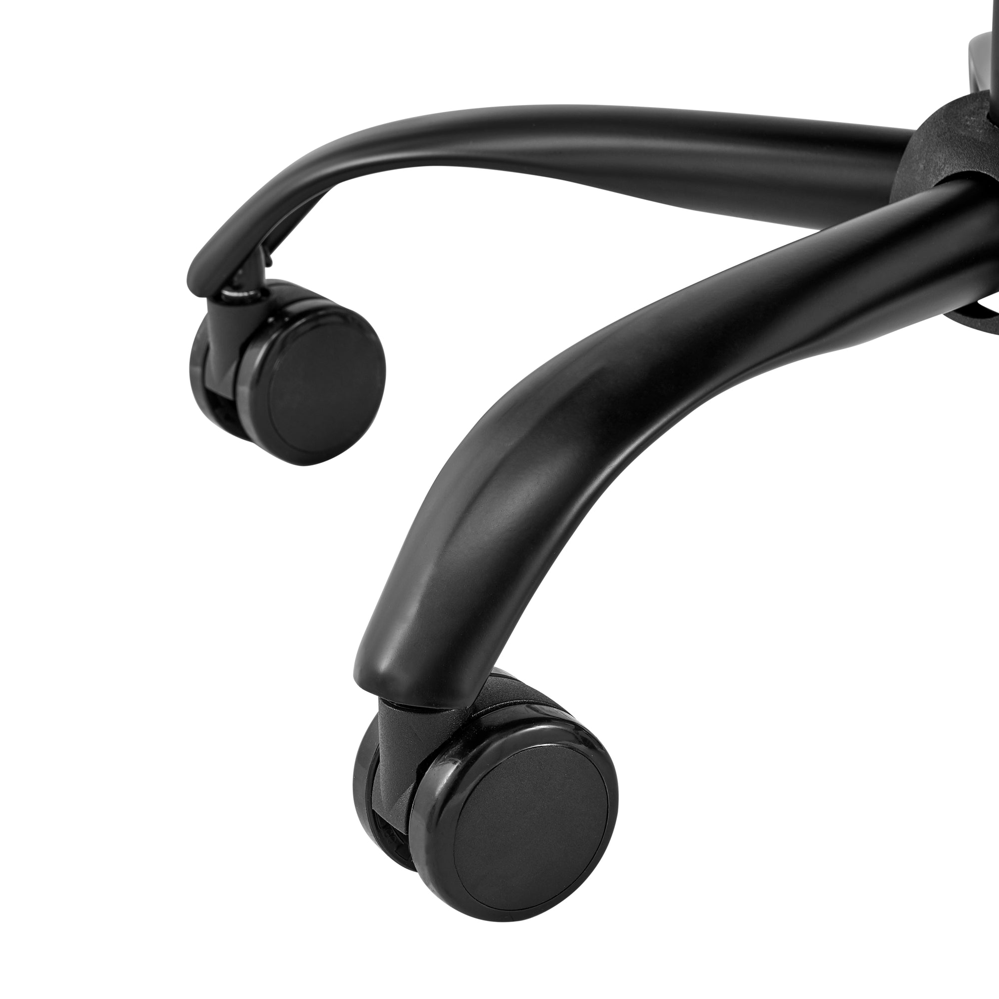 Height Adjustable Rolling Office Chair in Rose Velvet