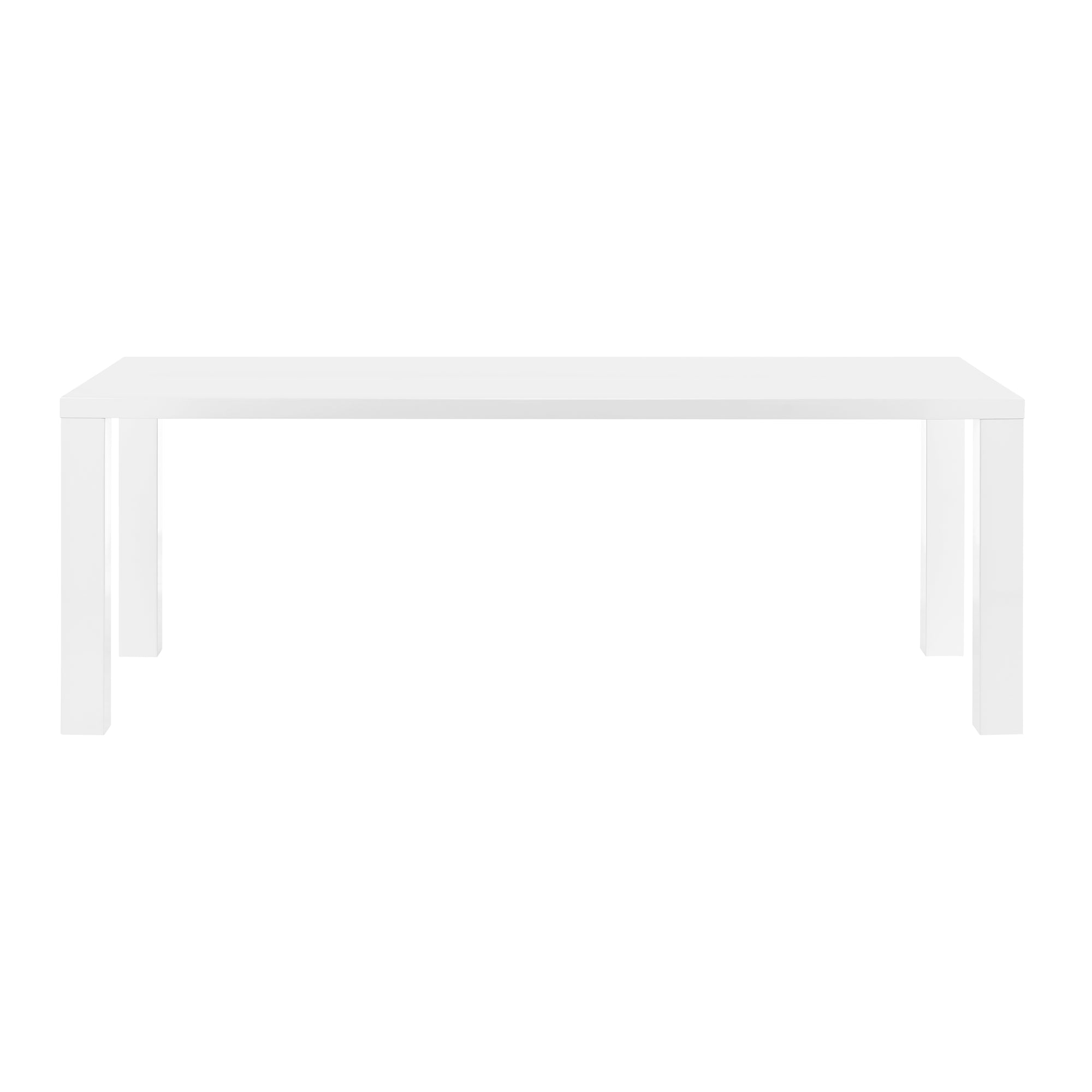 White Rectangle 84.5" Conference Table