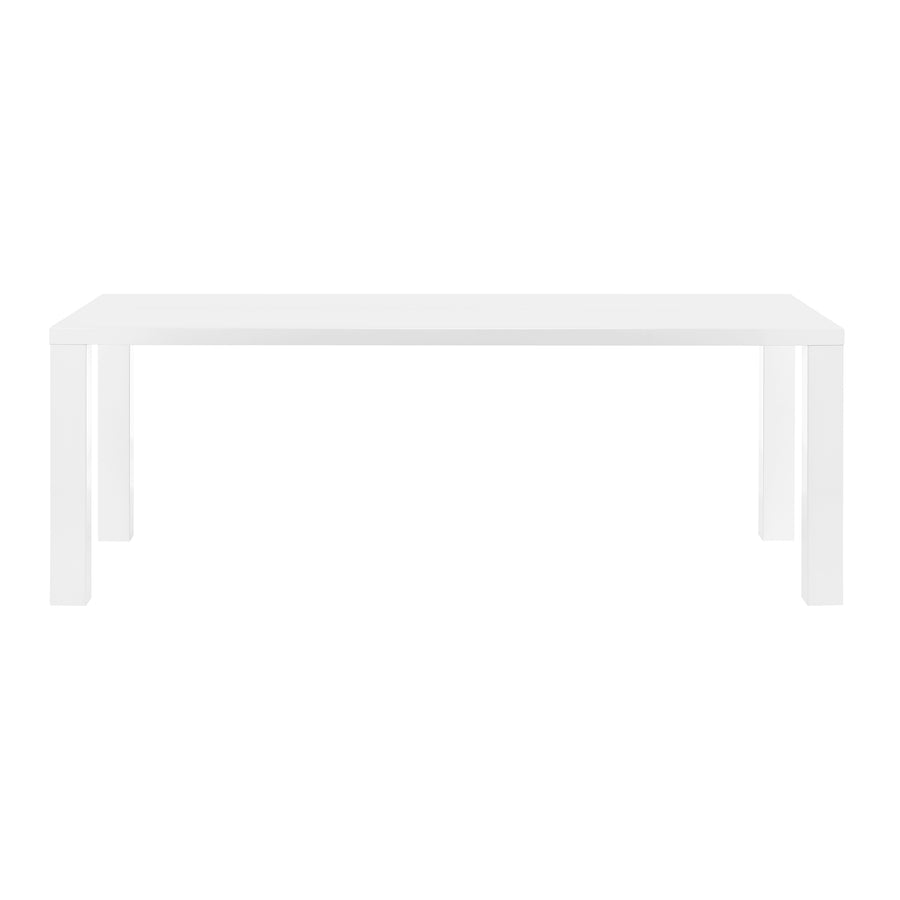 White Rectangle 84.5" Conference Table