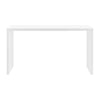 Convertible Matte White Lacquer 55" Executive Desk or Workstation