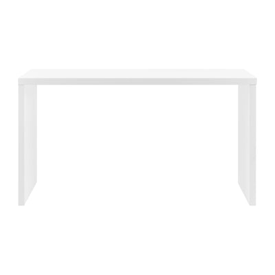 Convertible Matte White Lacquer 55" Executive Desk or Workstation