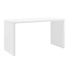 Convertible Matte White Lacquer 55" Executive Desk or Workstation