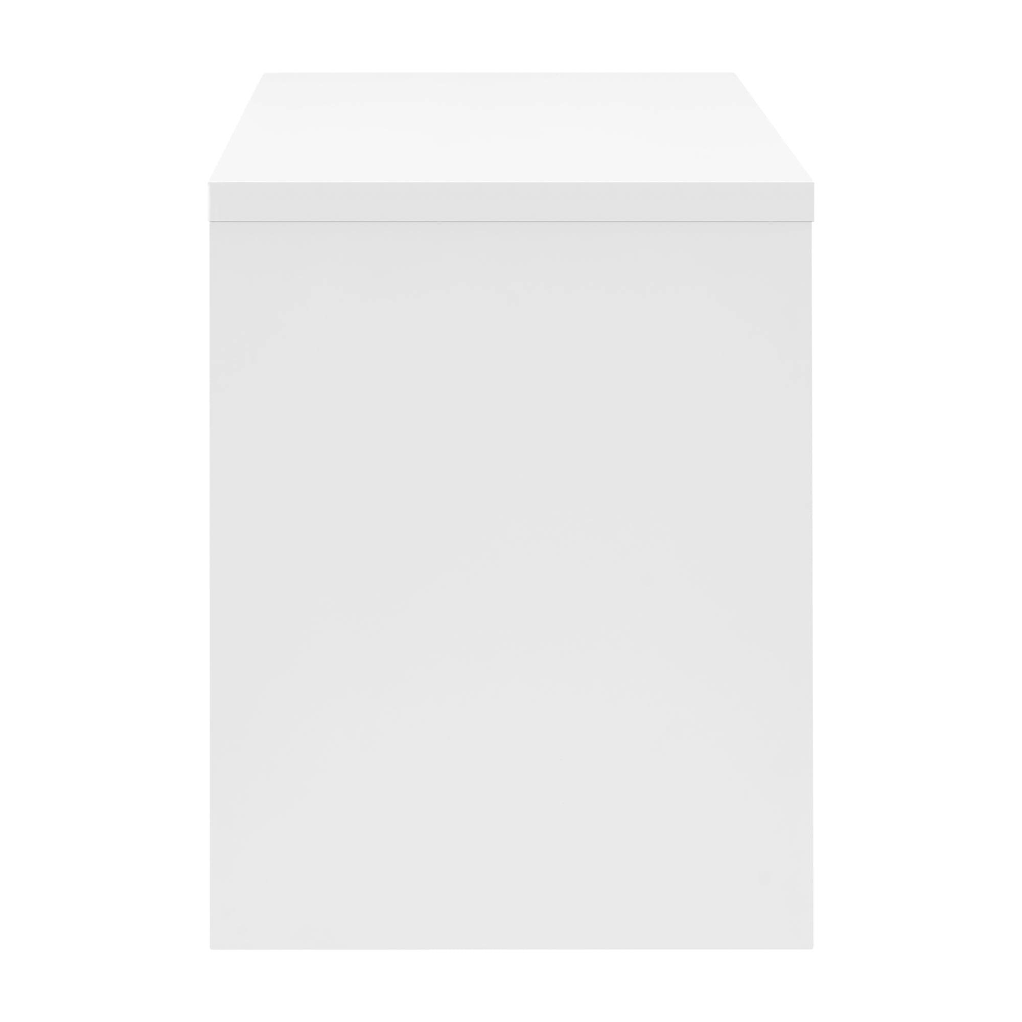 Convertible Matte White Lacquer 55" Executive Desk or Workstation