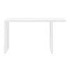Convertible Matte White Lacquer 55" Executive Desk or Workstation