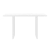 Convertible Matte White Lacquer 55" Executive Desk or Workstation