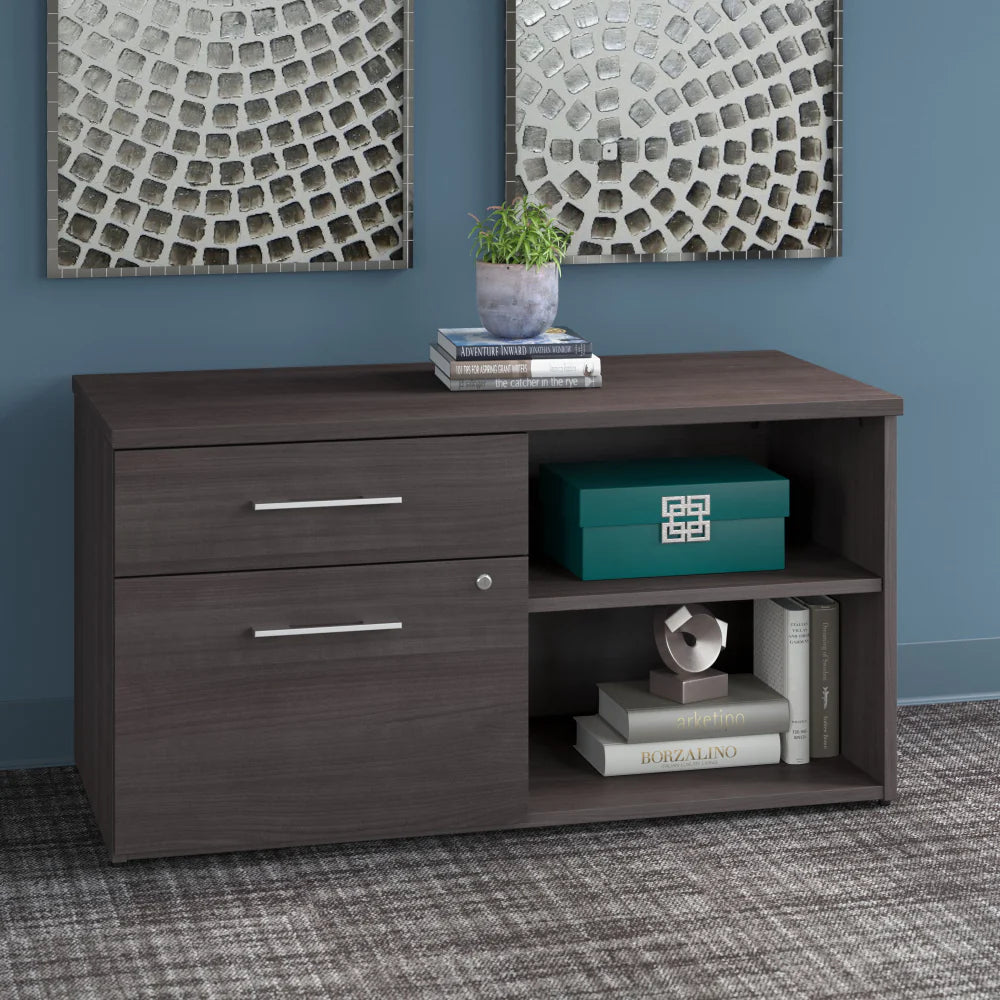 Storm Gray File Credenza