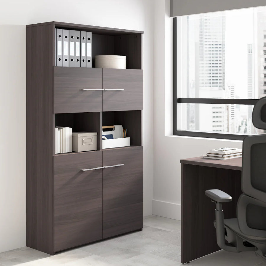 Storm Gray Bookcase