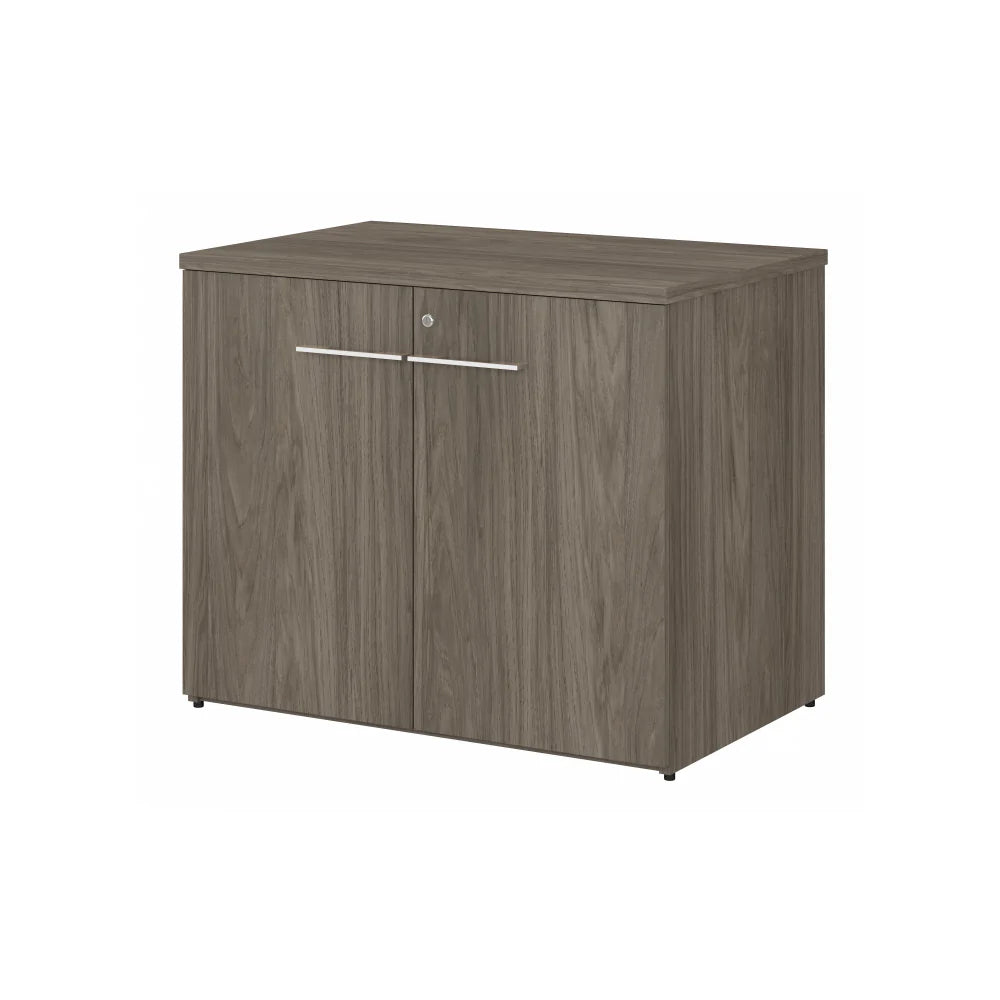 Modern Hickory Storage Cabinet