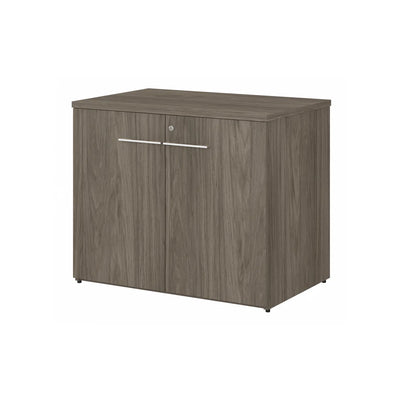 Modern Hickory Storage Cabinet