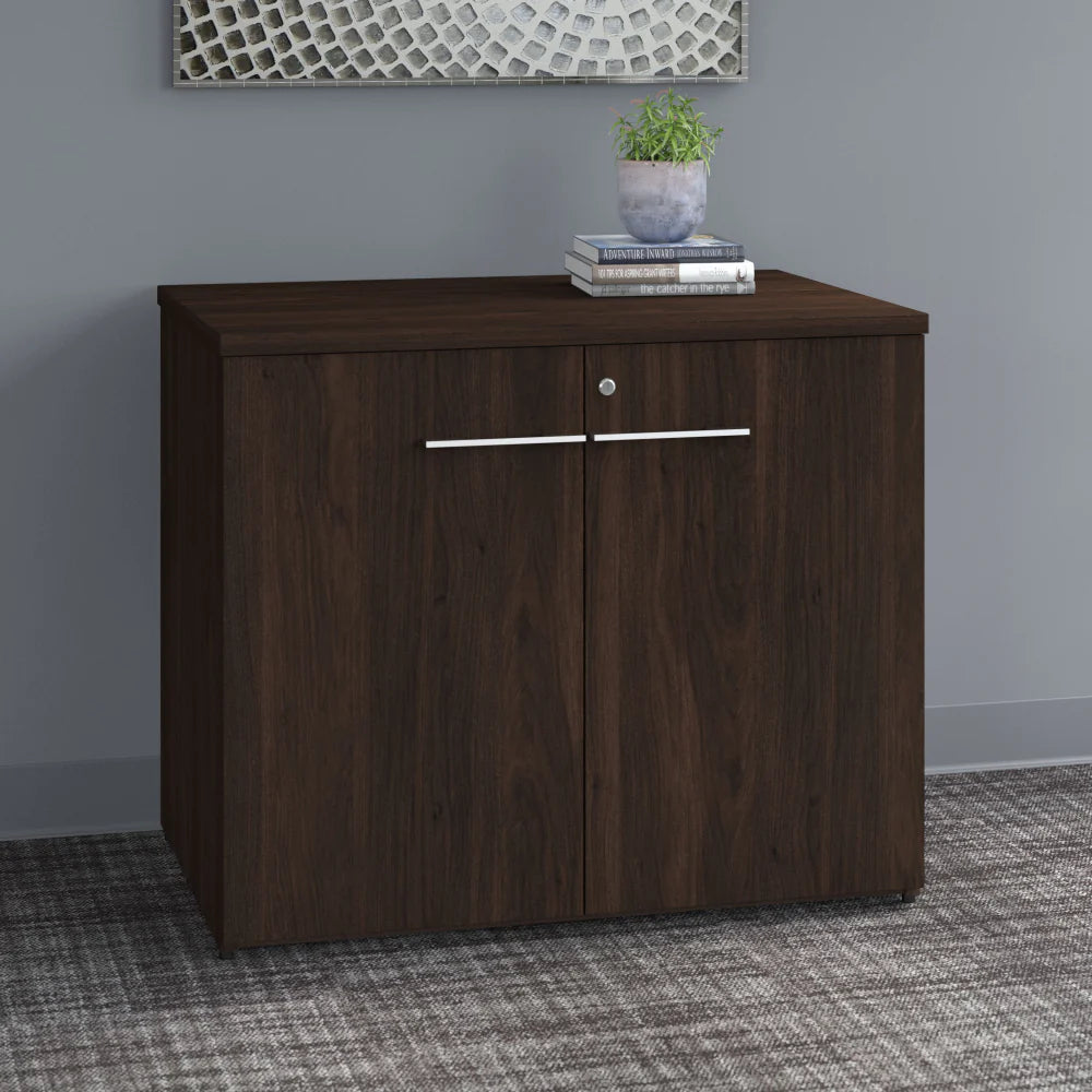 Black Walnut Storage Cabinet