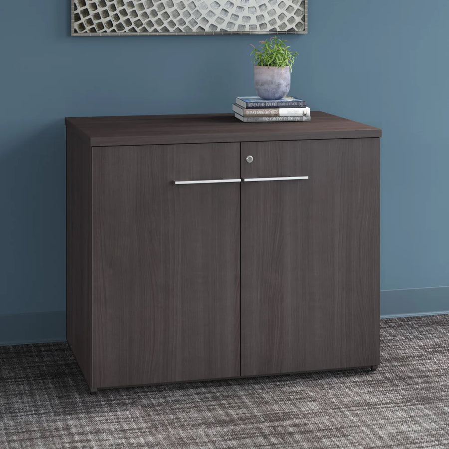 Storm Gray Storage Cabinet