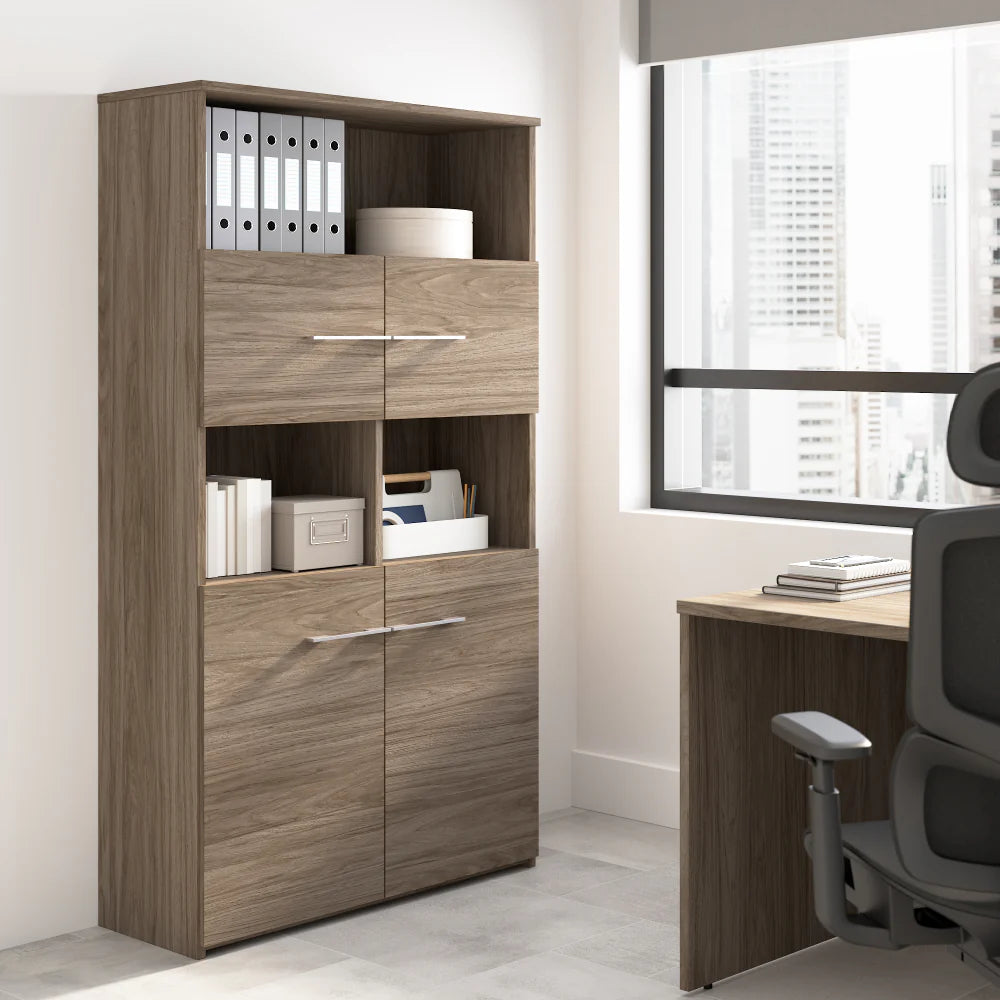 Modern Hickory Bookcase