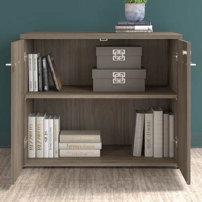 Modern Hickory Storage Cabinet
