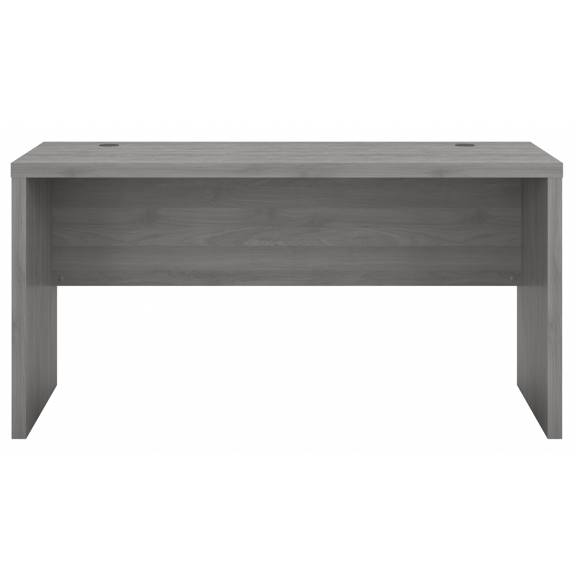 60" Modern Narrow Office Desk in Modern Gray