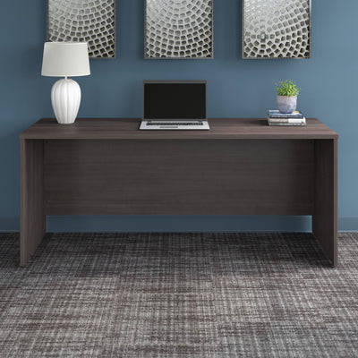 72"Premium  Rugged Modern Office Desk in Storm Gray