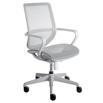 Mesh Swivel Office Chair in Gray