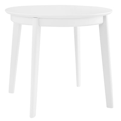 Off-White 36" Beech Wood Round Meeting Table